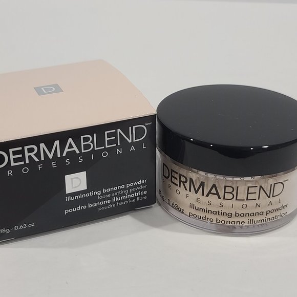 NIB ✅DERMABLEND #ILLUMINATING BANANA Loose Setting Powder 1oz ✨ BNIB - Picture 9 of 9